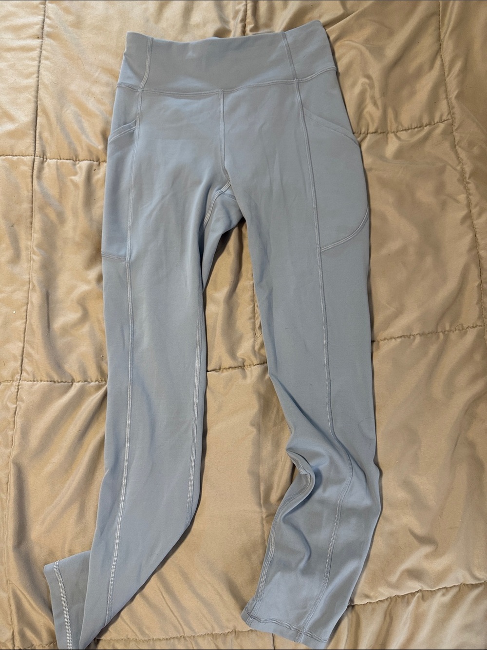 lululemon athletica Light Blue High-Rise Workout Leggings